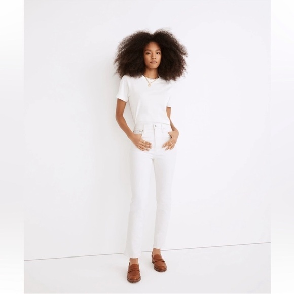 Madewell Denim - NWT Madewell The Perfect Vintage Jean White Size 32